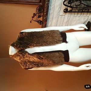 Beautiful front faux fur vest